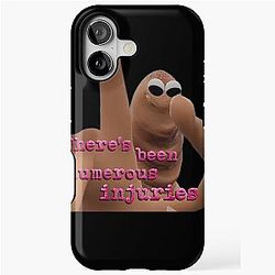 Marcus the Worm There's Been Many Injuries iPhone Tough Case