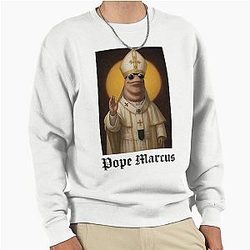 Pope Francis Funny the Worm Pullover Sweatshirt
