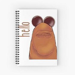 Hello Marcus Spiral Notebook
