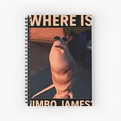 Marcus The Worm Where Is James Spiral Notebook