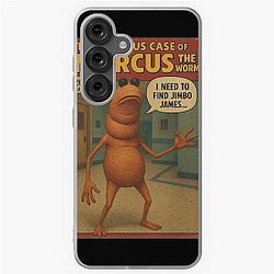 Marcus the Worm Retro Funny Parody Samsung Galaxy Soft Case