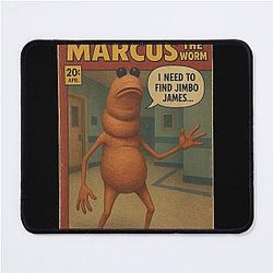 Marcus Worm Comic Retro Parody Mouse Pad