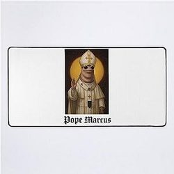 Pope Marcus the Worm Desk Mat
