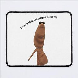 Marcus the worm - There have been many injuries Mouse Pad