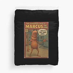Marcus Worm Comic Funny Retro Parody Duvet Cover