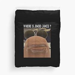Marcus The Worm Where Is Jim James Meme Duvet Cover