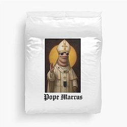 Pope Marcus the Worm Duvet Cover