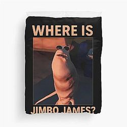 Marcus The Worm Where Is James Meme Duvet Cover