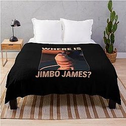 Marcus the worm where is Jimbo James meme trending throw blanket