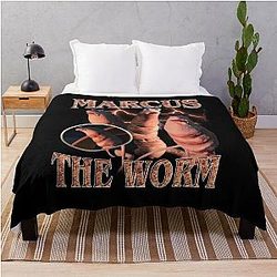 Marcus The Worm Funny Memes Bootleg Blanket