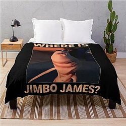 Marcus the worm where is Jimbo James meme throw blanket