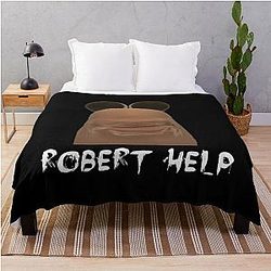 Marcus The Worm Robert Help Throw Blanket