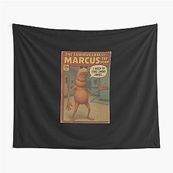 Marcus the Worm Retro Parody Tapestry