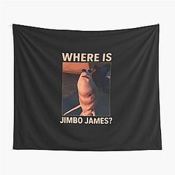 Marcus The Worm Where Is Jimbo James Meme Tapestry