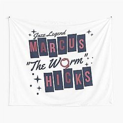 Jazz Legend Marcus Hicks Tapestry