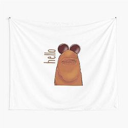 Hello Marcus the Worm Tapestry