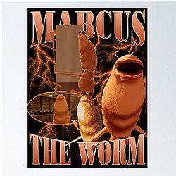 Marcus The Worm 90s Poster