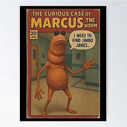 Marcus the Worm Comic Poster
