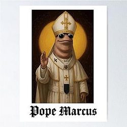 Pope Marcus the Worm Poster