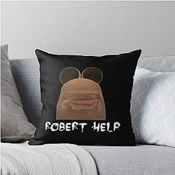 Marcus the Worm Throw Pillow