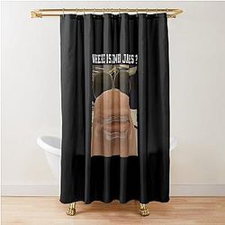 Marcus The Worm Where Is Jim James Meme Shower Curtain