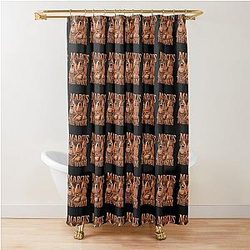 Marcus Worm Shower Curtain