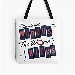 Jazz Legend Marcus Hicks All Over Print Tote Bag