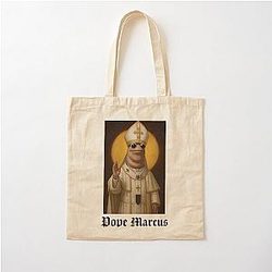 Pope Marcus the Worm Cotton Tote Bag