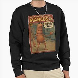 Marcus the Worm Retro Parody Pullover Sweatshirt