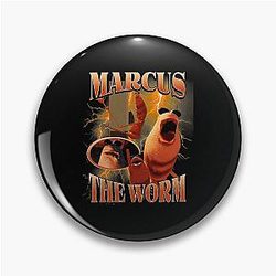 Marcus the Worm Pin