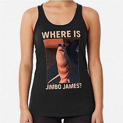 Marcus The Worm Is Jimbo James Meme Racerback Tank Top