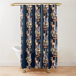 Marillion Guitar Signatures Shower Curtain