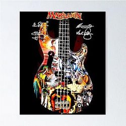 Marillion Guitar Signature Classic Poster