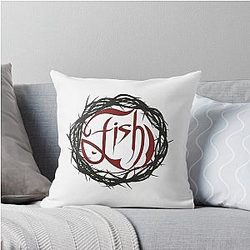 Marillion Fish Throw Pillow