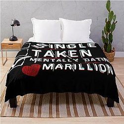 Mentally Dating Marillion Throw Blanket