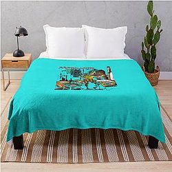 Marillion Fish Band Classic T-Shirt Throw Blanket