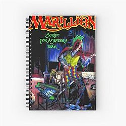 British Rock Marillion Spiral Notebook