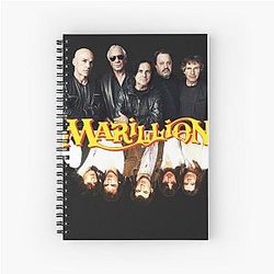 British Rock Marillion Spiral Notebook