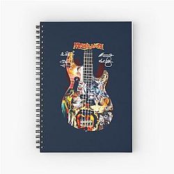 Marillion Guitar Signatures Spiral Notebook