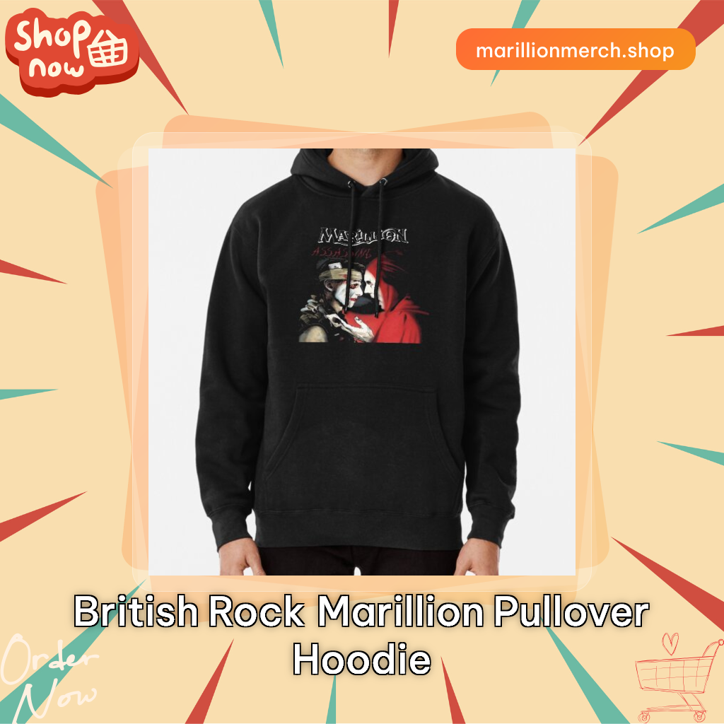 British Rock Marillion Pullover Hoodie
