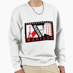 90s Music Marilyn Manson Music Lover Pullover Sweatshirt
