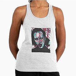 Marilyn Manson Racerback Tank Top