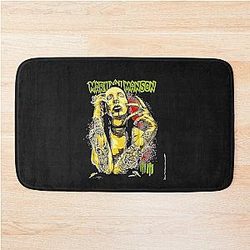 Marilyn Manson Classic T-Shirt Bath Mat