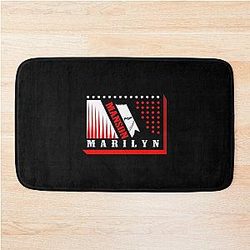 3D Art Marilyn Manson. 90s Music Lover's Bath Mat