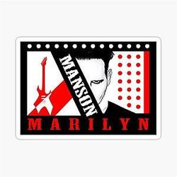 90s Music Marilyn Manson Music Lover Sticker