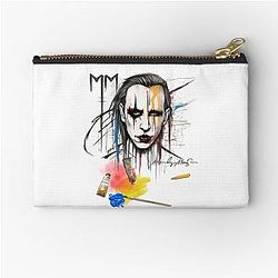 Marilyn Manson Sketch Zipper Pouch