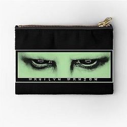 Marilyn Manson Look Into My Eyes Vampire Teeth Zipper Pouch