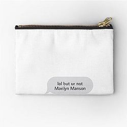 Marilyn Manson Zipper Pouch