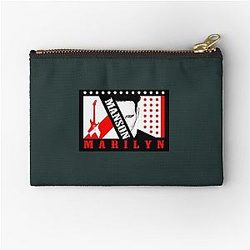 90s Music Marilyn Manson Zipper Pouch