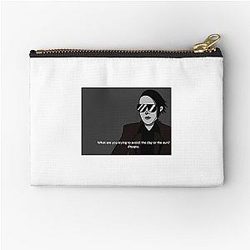 Marilyn Manson Meme Zipper Pouch